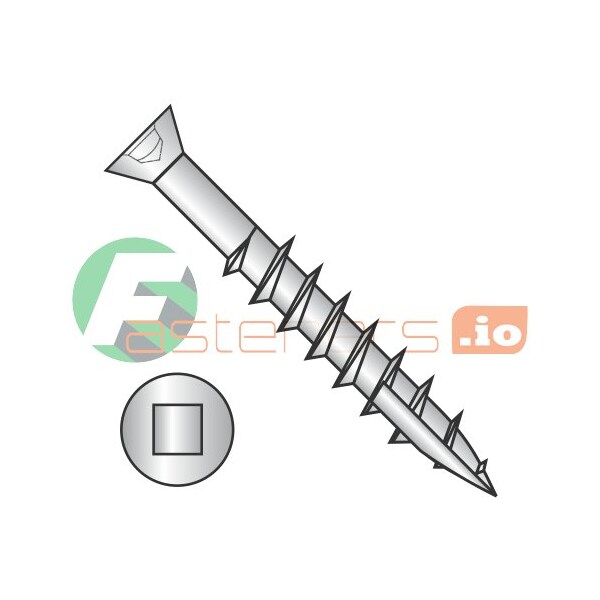 Newport Fasteners Drywall Screw, #7 x 3 in, Steel, Trim Head Square Drive, 2000 PK 225438 - main